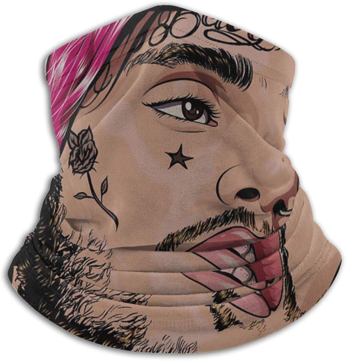 LIL Peep Unisex Fashion Face Bandanas Head Band Wears Scarf Face Tube