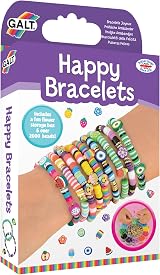 Galt Happy Bracelets Jewellery Making Kit for Kids 2000+ Beads Storage Box