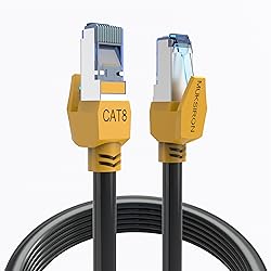 MUKSIRON Cat 8 Ethernet Cable 35 ft, 26AWG 40Gbps