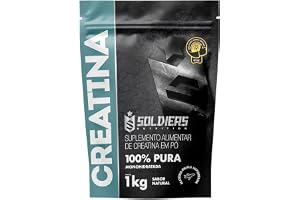 Creatina Monohidratada 1Kg - 100% Pura Importada - Soldiers Nutrition