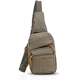 FANDARE Zaino Sportivo Espandibile Unisex – Borza A Tracolla In PU, Marsupio Da Viaggio - 3