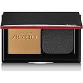 Shiseido Synchro Skin Self-Refreshing Custom Finish Powder Foundation - 24-Hour Sheer-to-Medium Buildable Coverage with Shine Control - Smudge Proof & Non-Comedogenic
