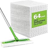 HOMEXCEL Dry Sweeping Cloths Pads Compatible with Swiffer Sweeper- Disposable Duster Refills Mop Pads for Floor Mopping and C