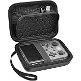PAIYULE Travel Case for R36S/ RG353V/ RG353VS/ Game Boy Retro Handheld Game Console, Handheld Emulator Storage Holder Organizer, Android Game Console Carrying Bag (Box Only)