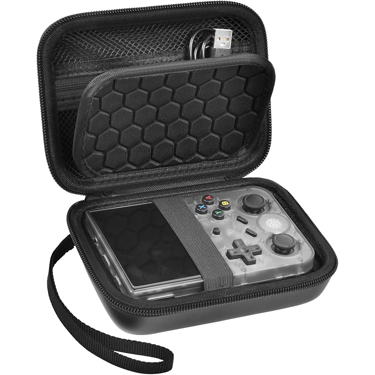 Data Og-protection Pour R36S,jeu Vidéo Rétro,étui OligCover Pour RG35XX,R35S,ata Yoo Mini Plus Fonde Type Black
