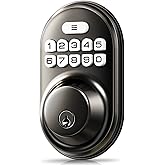 Veise Keyless Entry Door Lock, Electronic Keypad Deadbolt, Keyed Entry, Auto Lock, Anti-Peeking Password, Back Lit & Easy Ins