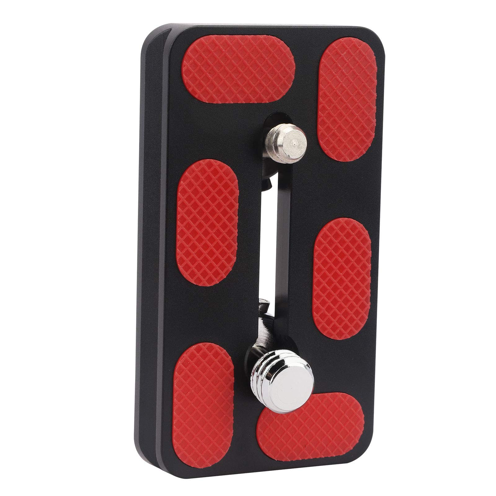 Haoge QR-70S Tripod Arca Plates 70mm Universal Arca Swiss Quick Release Plate for Tripod Ball Head (New Version) with Hand-Adjustable Stainless Steel Screw of 1/4" and 3/8"