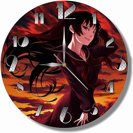 Amazon Co Jp Dusk Maiden Of Amnesia 11 壁時計 記憶喪失の夕暮れの乙女 あなたの友人のための最高の贈り物 あなたの家のためのオリジナルデザイン ホーム キッチン