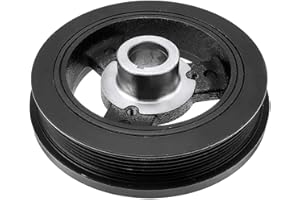 A-Premium Engine Harmonic Balancer Crankshaft Pulley - OHV L6 4.0L - Compatible with Jeep Vehicles - 1987-2006 - Cherokee, Grand Cherokee, Comanche, Wagoneer, Wrangler, TJ, for# 33002920AB, 33002920