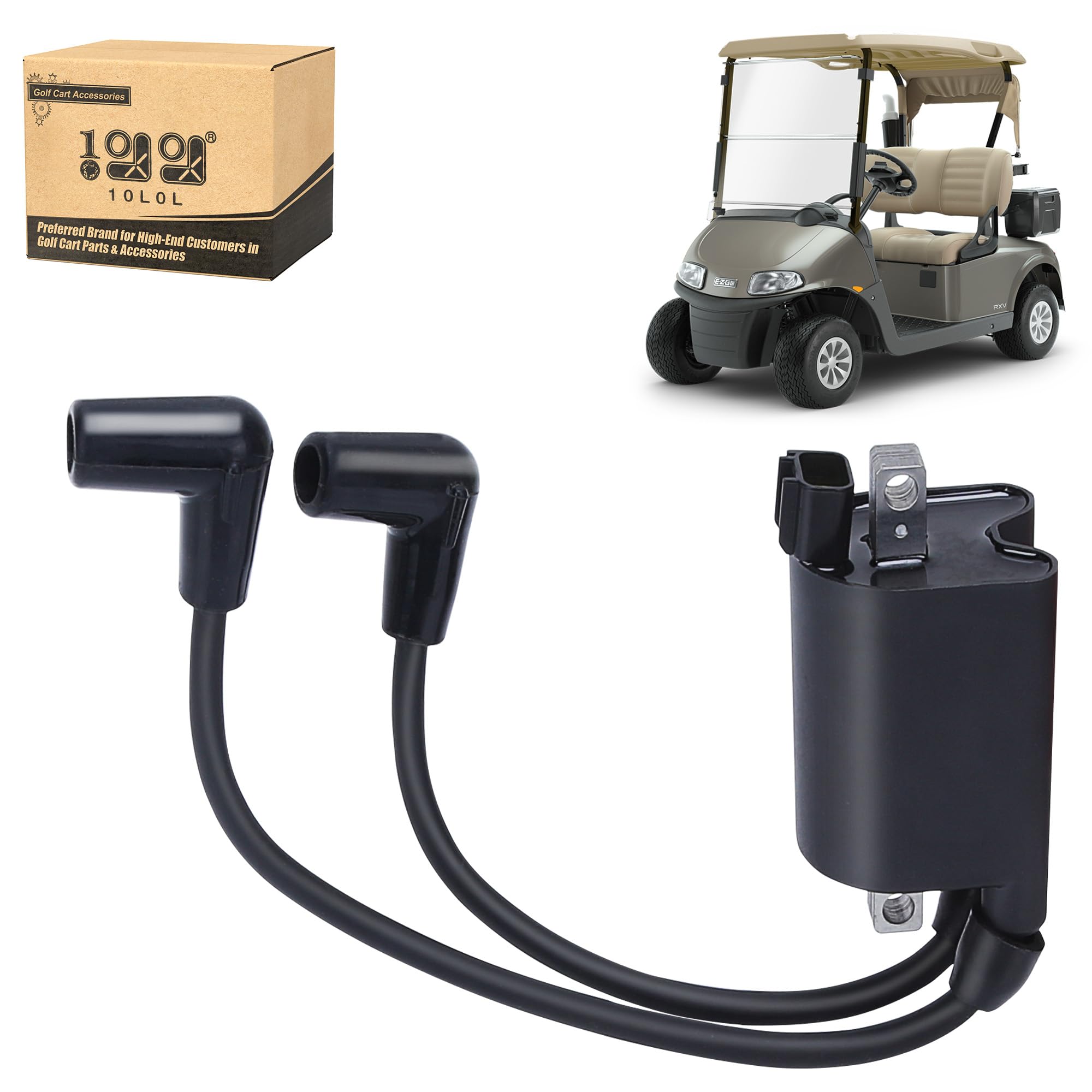 Photo 1 of 10L0L Golf Cart Ignition Coil for EZGO 2003-2008 with MCI Engine Module Replace OEM#72866-G01 EPIGC104