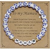 AHAETH Mamaw Gifts Bracelet for Mothers Day Grandma from Grandkids Birthday Best Easter Gift for Mamaw