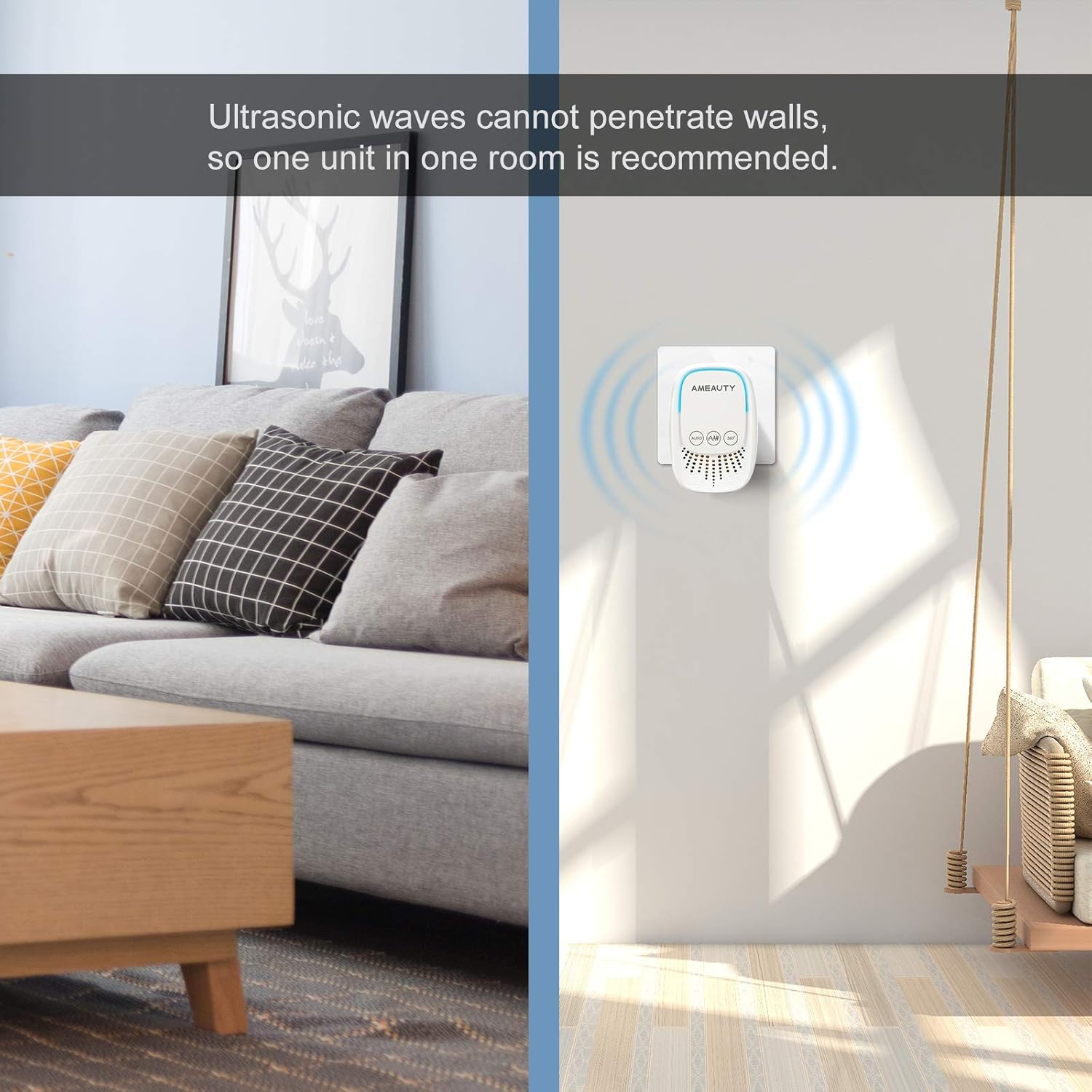 Ultrasonic Pest Repeller - 6 Pack Pest Control Ultrasonic Mosquito Repellent Plug in Indoor Usage, Electronic Insects & Rodents Repellent for Mosquito, Mouse, Cockroach, Rats, Bug, Spider, Ant : Garden & Outdoor