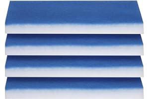 Anesty 4pcs Airbrush Booth Filter, 1.2" Thick Spray Booth Filter Set Fits Anesty and Many Others