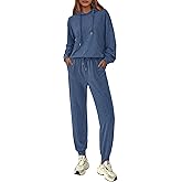 PRETTYGARDEN Women's 2 Piece Lounge Sets Fall Clothes Hoodies Sweatshirt Joggers Sweatpants Sweatsuits 2026 Airport Outfits