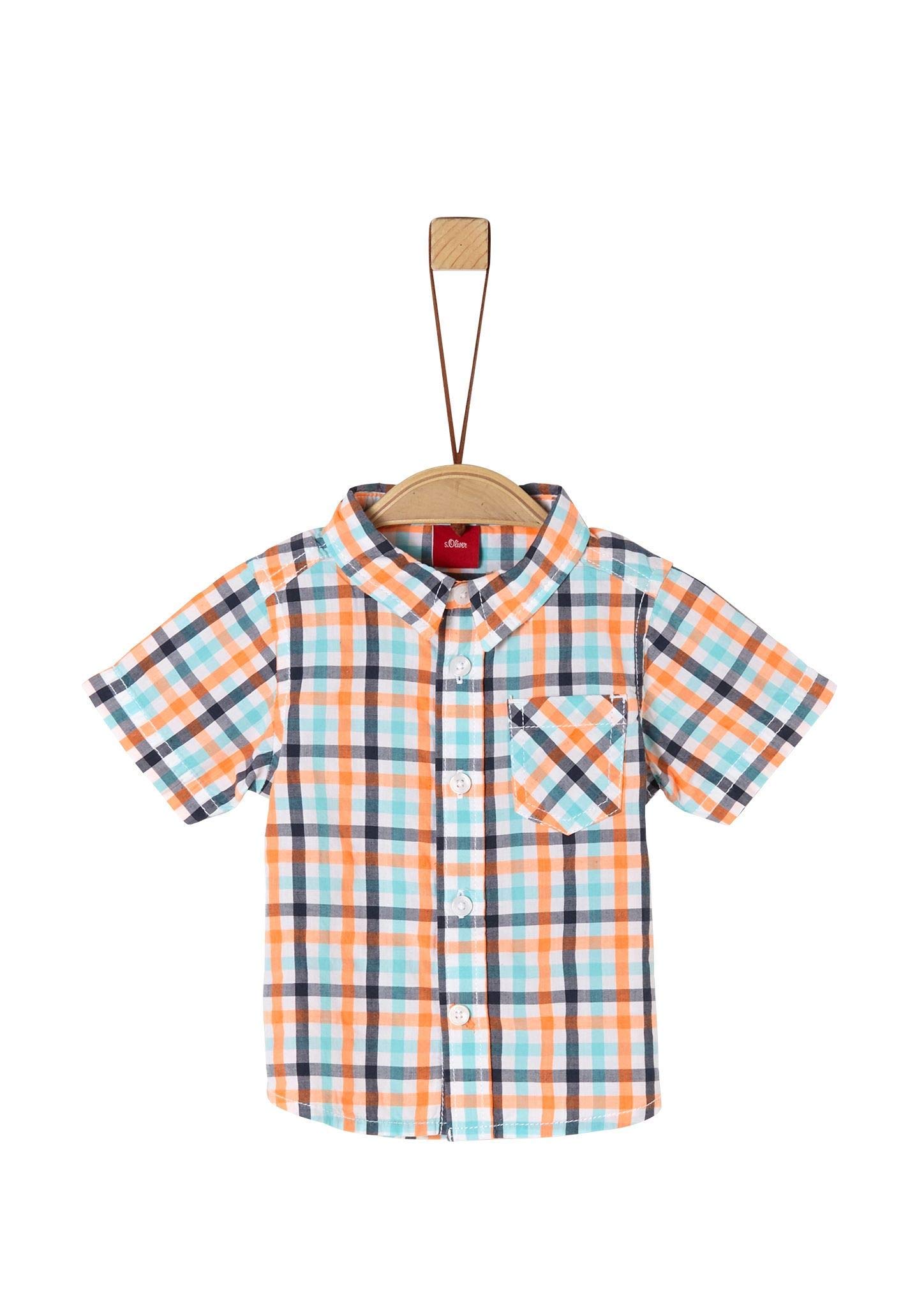s.Oliver Junior Baby Boys' Hemd Kurzarm Shirt, 00n0 As Original, 86
