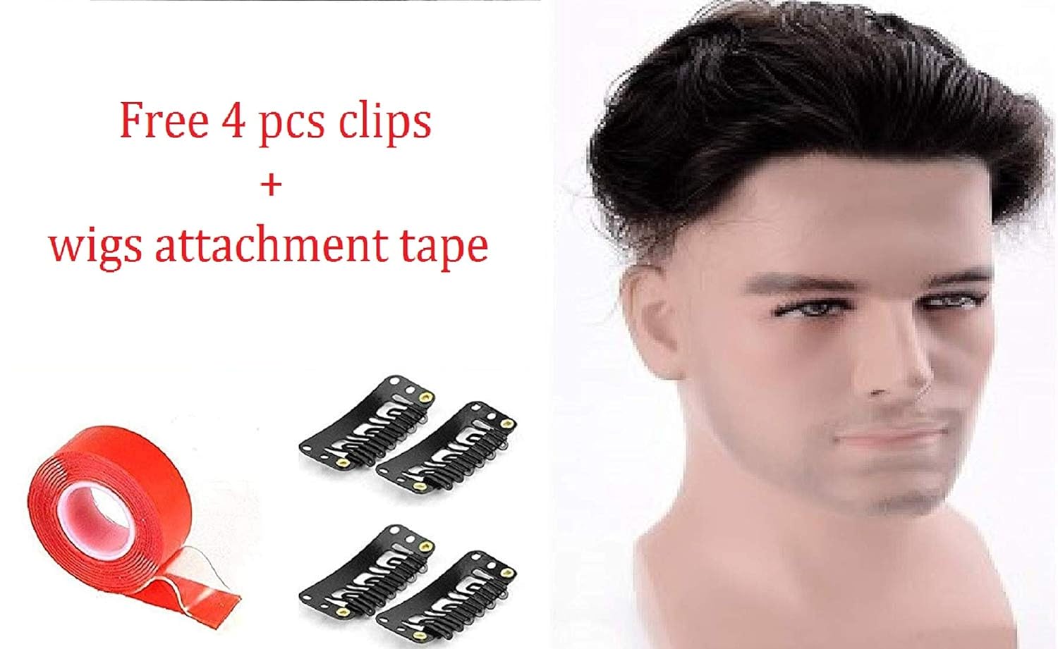 Men Hair Toupee Original Human Hair Patch Hair Replacement System