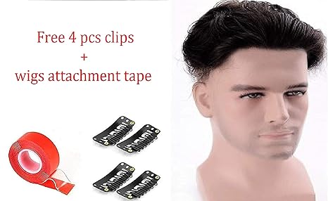 Men Hair Toupee Original Human Hair Patch Hair Replacement System
