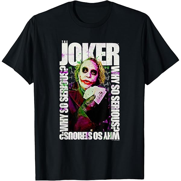 Amazon.com: Batman Dark Knight Joker T-Shirt : Clothing, Shoes