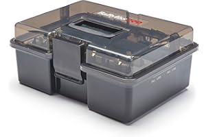 BaBylissPRO BarberSONIC Disinfectant Storage Box for Clipper & Trimmer Blades, Guards and Barber Accessories