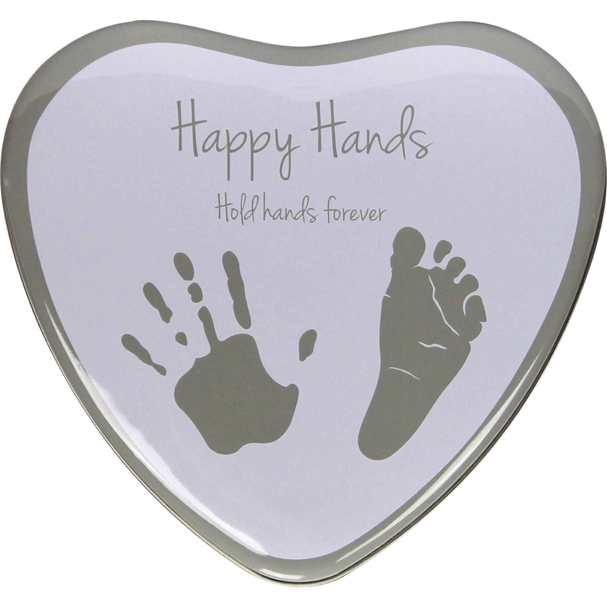 Dooky Happy Hands 2D Heart shape box kit, Silver Grey