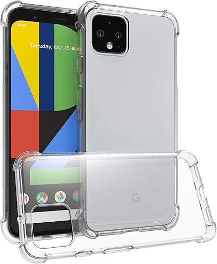 Amazon Co Jp Qseel 対応 Google Pixel 4 透明tpuケース Pixel 4エアバッグ設計 ケース Google 4衝撃保護 電話カバー 1 5mmtpu電話ケース Google Pixel 4 家電 カメラ