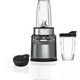 Ninja BN400C, Personal Nutri-Blender Pro with Auto-iQ Technology, Silver, 1000W
