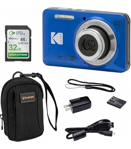 Amazon.com : KODAK PIXPRO Friendly Zoom FZ55-BL 16MP Digital