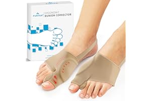 FURTAA Bunion Corrector for Overlapping big Toes,Big Toe Straightener,Bunion Splint,for Bunion Relief,Hallux Valgus Pain Relief,Comfortable & Breathable.
