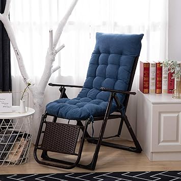 Amazon Co Jp Fangming屋内と屋外の椅子クッション ハイバックガーデンチェアクッション 厚いロッキングチェアソファシートクッション 大型リクライニングチェア日光浴チェアクッション スポーツ アウトドア