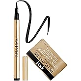Liquid Eyeliner - Hypoallergenic Eyeliner with Fine Brush Tip, Long-Lasting Waterproof Eye Liner - Cruelty-Free, Vegan, Hypoallergenic, Gluten-Free, Smooth Application Liquid Eye Liner, Black 2mL