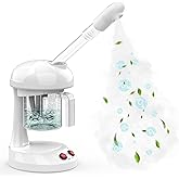 Facial Steamer - TASALON Ozone Face Steamer for Face and Hair, Portable Facial Steamer with Removable Water Cup, Nano Ionic Face Steamer for Home Salon Spa or Personal Care