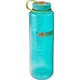 Nalgene Sustain Tritan BPA-Free Water Bottle Made with Material Derived from 50% Plastic Waste (using ISCC certified mass balance), 48 OZ, Wide Mouth, Cerulean