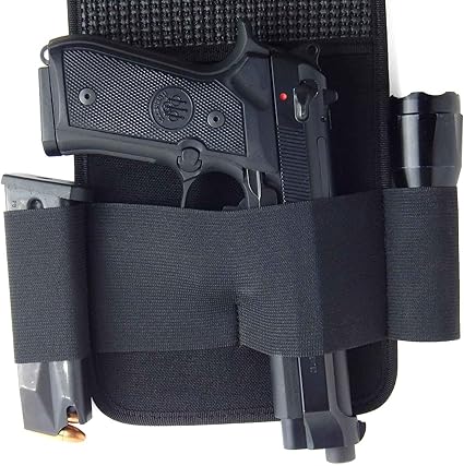 Amazon Com Active Pro Gear Bedside Night Defense Gun Holster Under Mattress Gun Holder Bed Holster Sports Outdoors