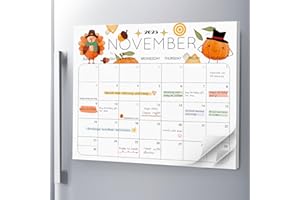 Delightful Magnetic Fridge Calendar 2026-2027 magnetic calendar for refrigerator - The Perfect Monthly Calendars for Easy Org