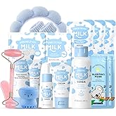 Milk Skin Care for Kids Teens Birthday Christmas Gifts - Girls Skin Care for Kids Age 8-12 - skin care for Teens 10-12 -Skincare for Girls 10-12 - Skincare Set for kids 8-9 - Gifts for Teenage girls
