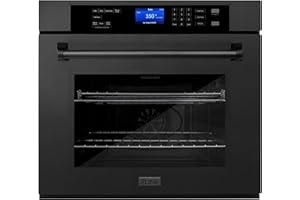 Z LINE KITCHEN AND BATH ZLINE 30" Professional Single Wall Oven with Self Clean and True Convection in Black Stainless Steel (AWS-30-BS)