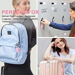 DELSWIN Small Combination Lock for Locker, 4-Digit