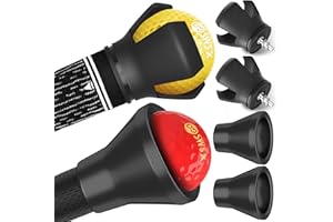 XSMSGO 4pcs Golf Ball Retriever,Quick-Install Golf Ball Picker Upper Tool,Durable Golf Ball Grabber for Putter and Swing Handle Golf Accessories (Picker Upper)