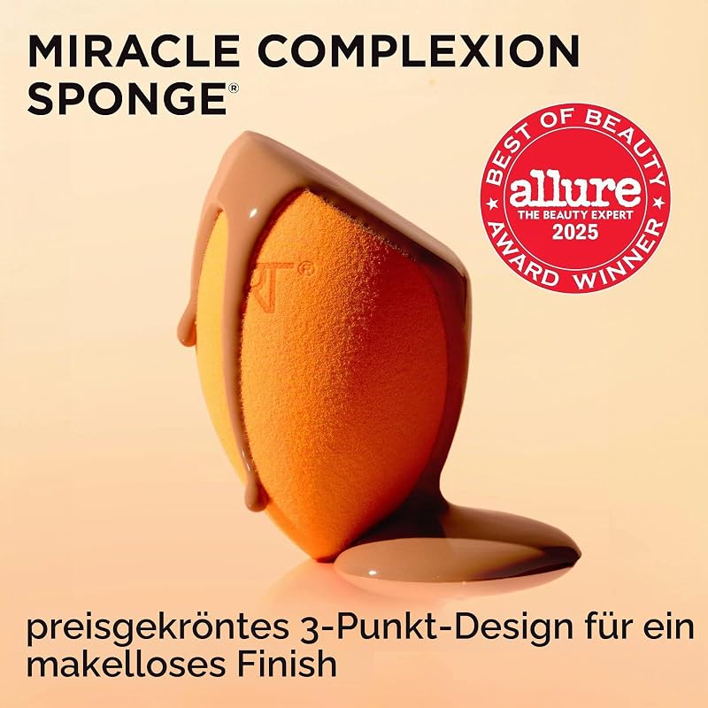 Miracle Complexion Makeup Sponge Full Cover Foundation With Travel Case
