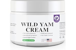 ZERUDR Wild Yam Cream for Hormone Balance: Dr. Barbara Recommended Organic Balance Cream for Menopause & Menstrual Support, Hot Flashes Night Sweats Relief 100G