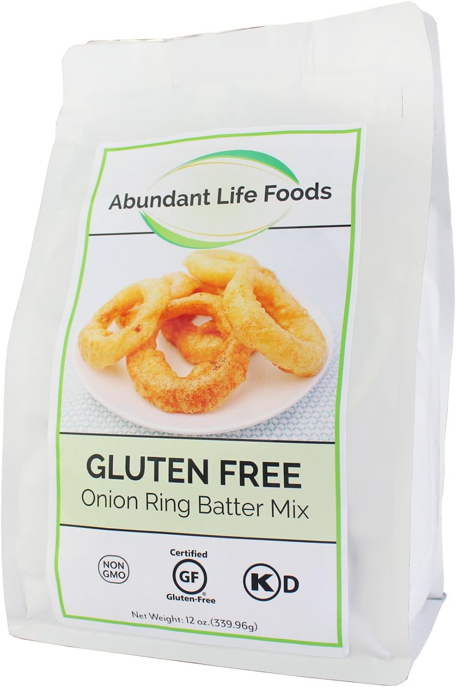 Abundant Life Foods Gluten Free Onion Ring Batter Mix ( Case of 4/ 12 oz. bags)