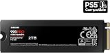 Samsung 990 PRO 2TB SSD Heatsink PCIe 4.0 NVMe M.2 Internal Solid State Drive view 2
