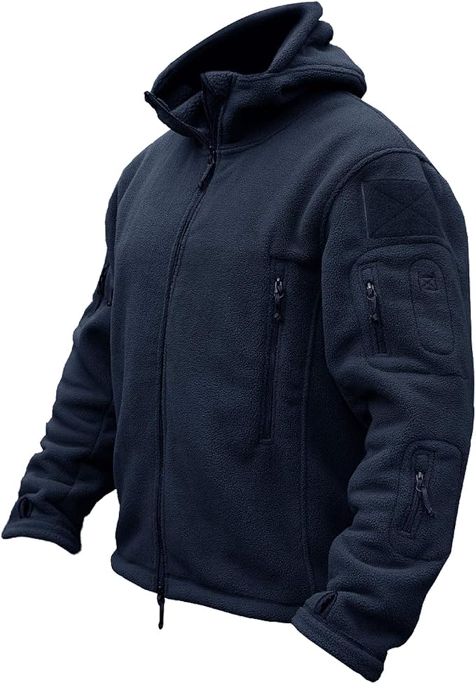 TACVASEN Men's Tactical Fleece Jacket (Medium,Navy) Amazon.co.uk Clothing