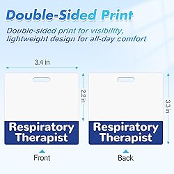 Besoar 5 Pack Respiratory Therapist Badge Buddy