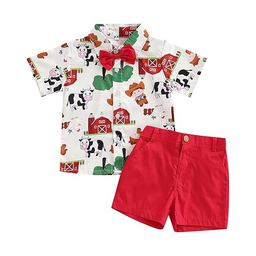 Wrrkayly Toddler Baby Boys Christmas Outfits Santa Circus Cartoon