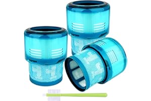 Fullclean Filter Replacements Compatible with Dyson Gen5 Gen 5 Detect Cordless Vacuum Cleaner,Post Filters Replaces Part #972352-01,3 Pack