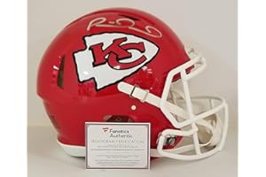 MISTER MANCAVE Patrick Mahomes Kansas City Signed Autograph Authentic On FIeld Speed Proline Full Size Helmet Fanatics Certified