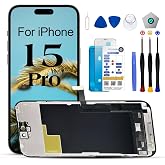 EFAITHLIFE for iPhone 15 Pro Screen Replacement 6.1 inch,LCD Display Touch Screen Digitizer Assembly with Repair Tools Set, Compatible with Model A2848, A3101, A3102, A3104