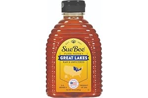 Sue Bee Honey Regional Great Lakes USA Honey, Strained, Unfiltered Beekeeper-Owned Co-op Honey, 24-Ounce (Packaging May Vary)
