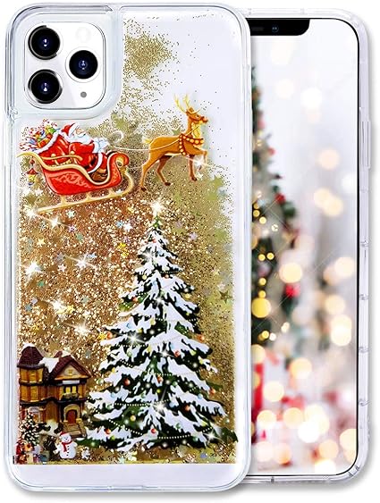Amazon Com Fusicase For Iphone 11 Glitter Case Cute Merry